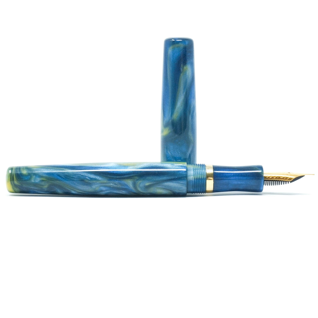 Starry Night Kingsbury Loft Bespoke Fountain Pen JoWo/Bock #6