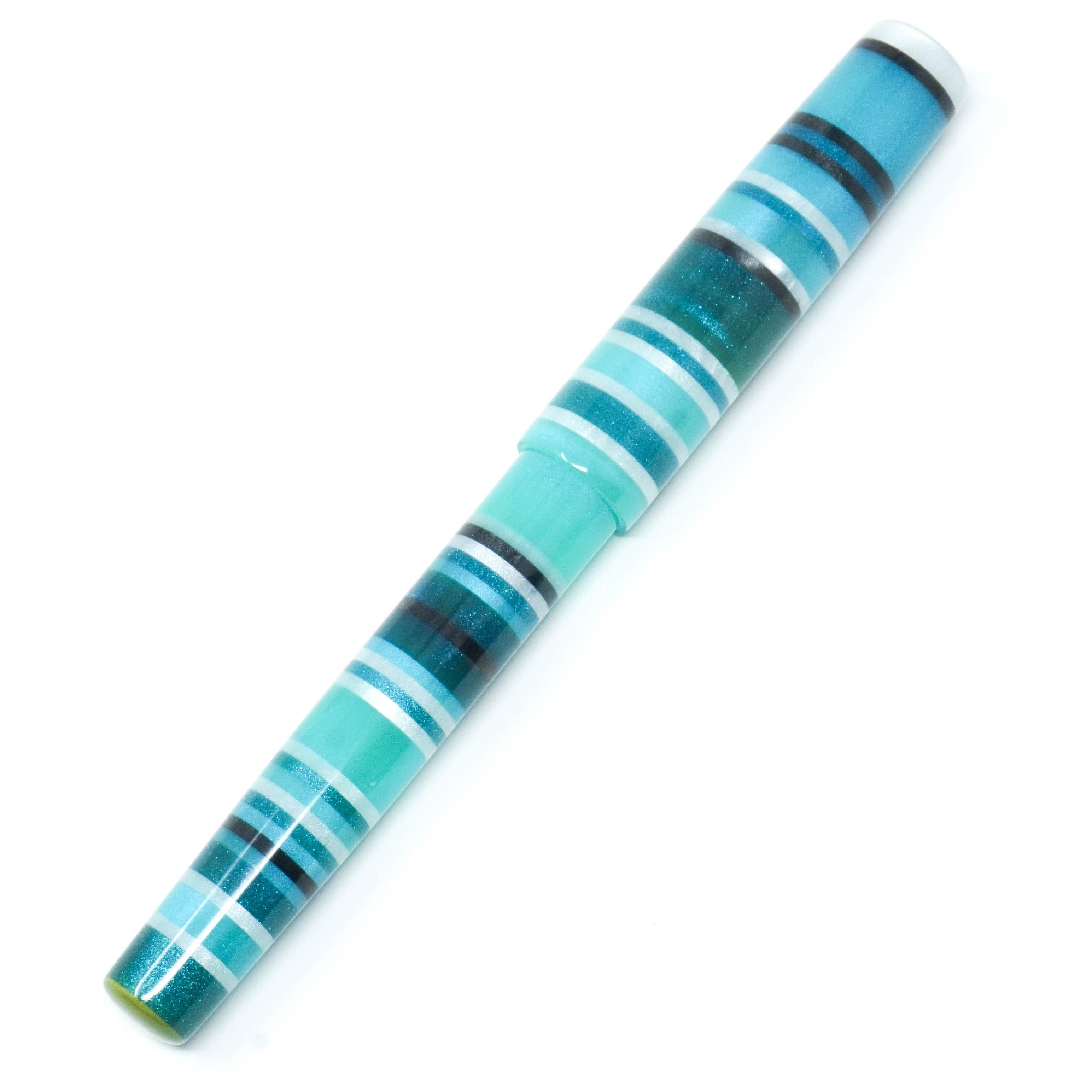 Teal Ocean Highworth Loft Bespoke Fountain Pen JoWo/Bock #6