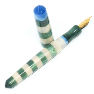 Tuscany Stripe Kingsbury Loft Bespoke Fountain Pen JoWo/Bock #6
