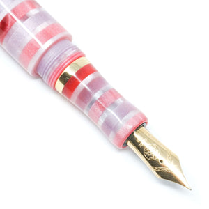 Striped Candy Spreadbury XL Grand Loft Bespoke Fountain Pen JoWo/Bock #6