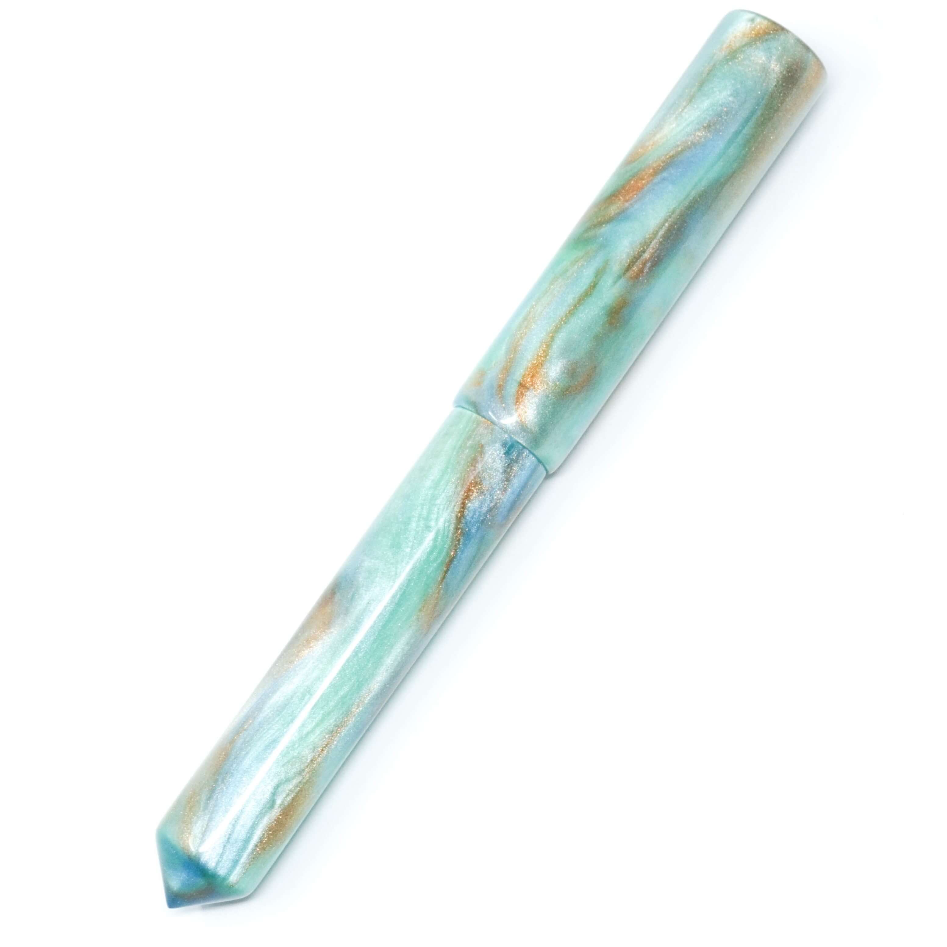 Oxidised Copper Paddington XL Grand Loft Bespoke Fountain Pen JoWo/Bock #6