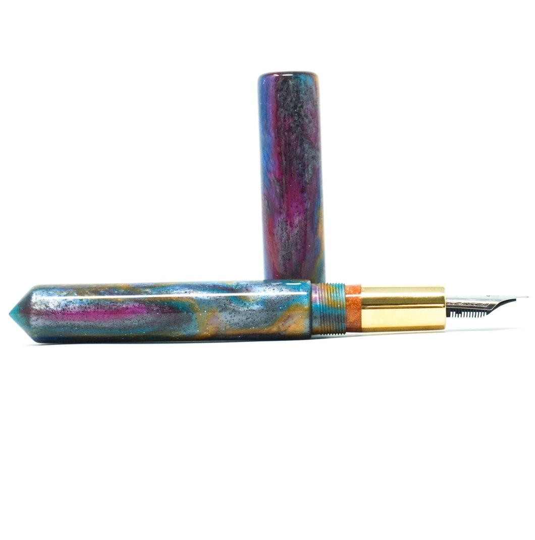 Iridescent Glow Paddington Loft Bespoke Fountain Pen JoWo/Bock #6