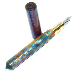 Iridescent Glow Paddington Loft Bespoke Fountain Pen JoWo/Bock #6