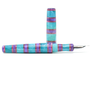 Unicorn Stripe Langley Loft Bespoke Fountain Pen JoWo/Bock #6