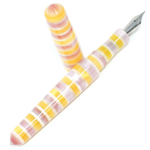 Yellow Ribbons Spreadbury Loft Bespoke Fountain Pen JoWo/Bock #6