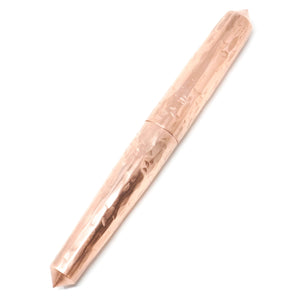 Copper ('Rose Gold') Hammered Spreadbury Loft Bespoke Fountain Pen JoWo/Bock #6