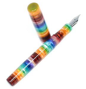 Jelly Bean 3 Highworth Rainbow Loft Bespoke Fountain Pen JoWo/Bock #6