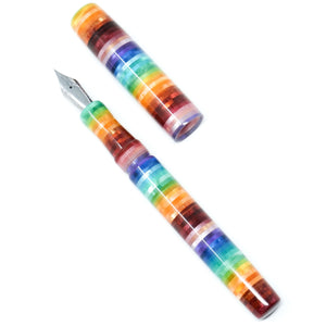 Jelly Bean 3 Highworth Rainbow Loft Bespoke Fountain Pen JoWo/Bock #6