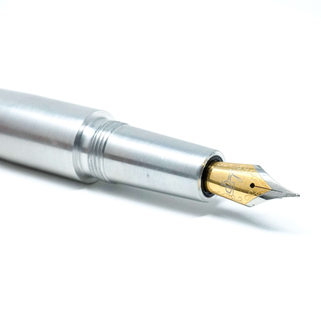 Aluminium ('Silver') Spreadbury Loft Bespoke Fountain Pen JoWo/Bock #6