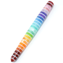 Load image into Gallery viewer, Jewel Tone White Glenwood Rainbow Loft Bespoke Fountain Pen JoWo/Bock #6