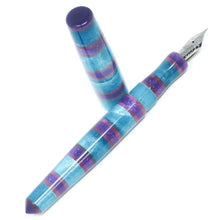 Load image into Gallery viewer, Unicorn Stripe 3 Skye Loft Bespoke Fountain Pen JoWo/Bock #6