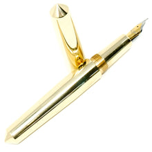 Load image into Gallery viewer, Brass 2 (&#39;Gold&#39;) Spreadbury Loft Bespoke Fountain Pen JoWo/Bock #6