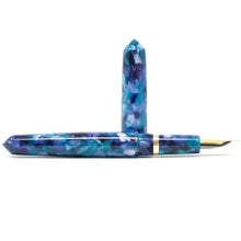 Load image into Gallery viewer, Conway Stewart Azure Kingsbury Loft Bespoke Fountain Pen JoWo/Bock #6