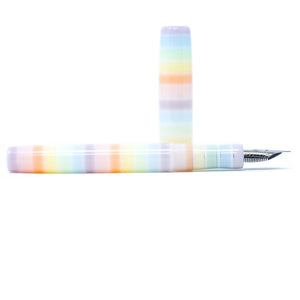 Pastel Tone Stripe Highworth Loft Bespoke Fountain Pen JoWo/Bock #6