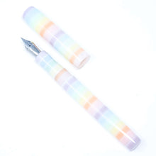 Load image into Gallery viewer, Pastel Tone Stripe Highworth Loft Bespoke Fountain Pen JoWo/Bock #6