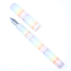 Pastel Tone Stripe Highworth Loft Bespoke Fountain Pen JoWo/Bock #6