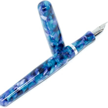 Load image into Gallery viewer, Conway Stewart Azure Flora Loft Bespoke Fountain Pen JoWo/Bock #6