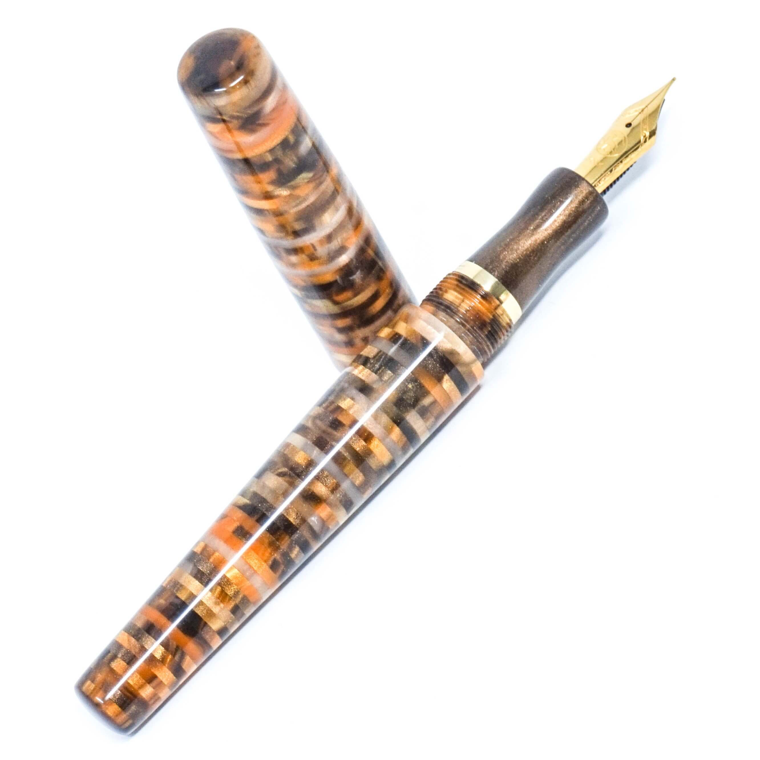 Dublin Rocks 3 (Brass) Langley Loft Bespoke Fountain Pen JoWo/Bock #6