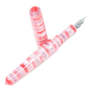 Striped Candy Spreadbury Loft Bespoke Fountain Pen JoWo/Bock #6
