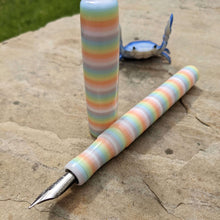 Load image into Gallery viewer, Pastel Jelly Bean (White) Highworth Loft Bespoke Fountain Pen JoWo/Bock #6